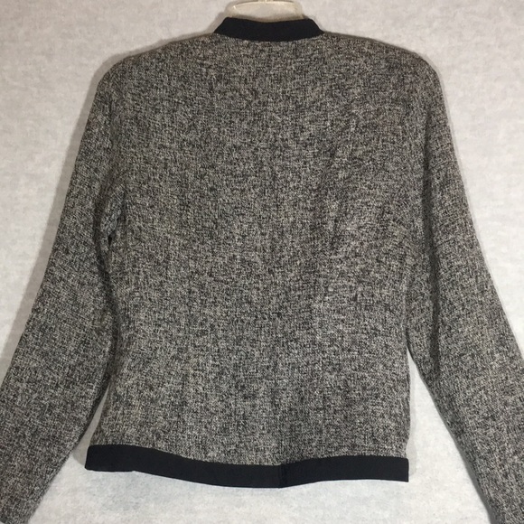 STUDIO EASE Embroidered Floral Spring Jacket Classic Design Open Front - Picture 2 of 16